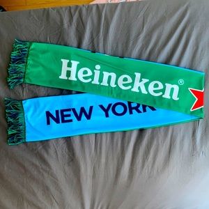 NYCFC New York City Football Club Soccer Scarf MLS Cup Champions Heineken scarf